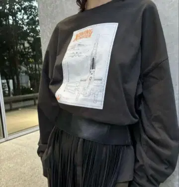 아메리 빈티지 스타워즈 블랙 LS 티셔츠