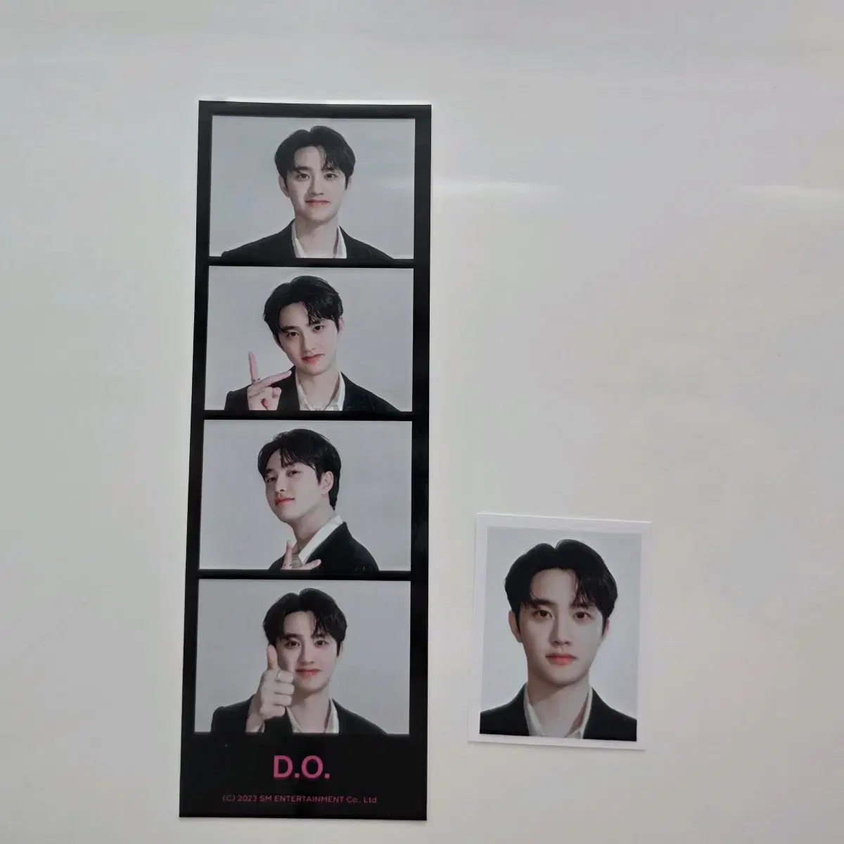 d.o. do kyungsoo Cream Soda Four-Cut ID Photo