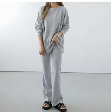 셋업 성숙 캐주얼 룸웨어 와플 원단 앞뒤 2way