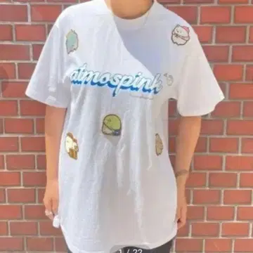 Atmos Atmos pink 스미코구라시 티셔츠 콜라보 한정판 S