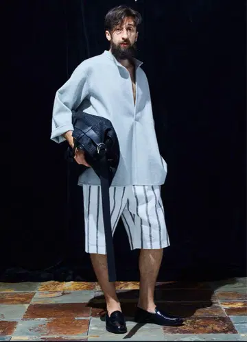postelegant 린넨 하프 팬츠