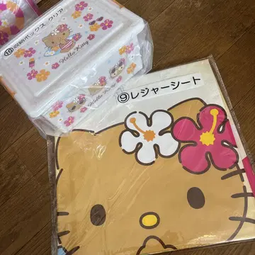 헬로키티 아이스박스 & 돗자리