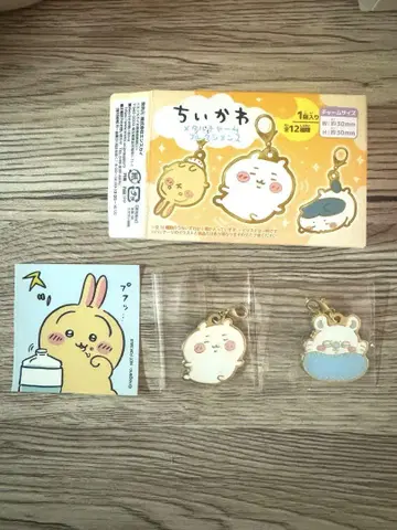 치이카와 (먼작귀) 메탈 참 컬렉션 2 세트