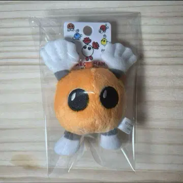 바보짱 봉제 인형 키체인 키링 오렌지
