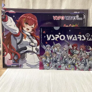 새상품 VSPO WARS CAFE 고양이 타츠나 런천 매트 & 파일