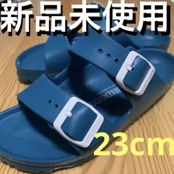 미사용 새상품 버켄스탁 36 터콰이즈 블루 23cm 샌들 블루