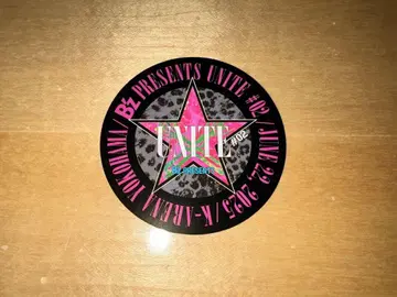B'z UNITE02 6/22 한정판 로고 스티커