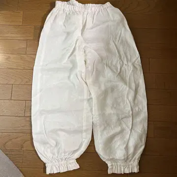 미사용 새상품 핸드메이드 린넨 속바지