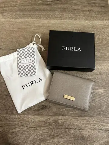 FURLA 그레이지 3단 폴더형 지갑 미니 지갑 지갑