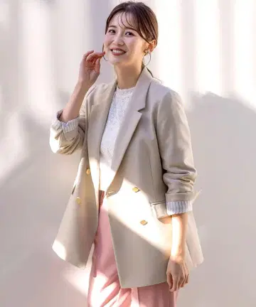칭찬받는 레이디 테일러드 자켓 테이퍼드 팬츠 셋업