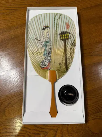 (미사용 새상품) 안도 제등 물 부채 받침대 포함