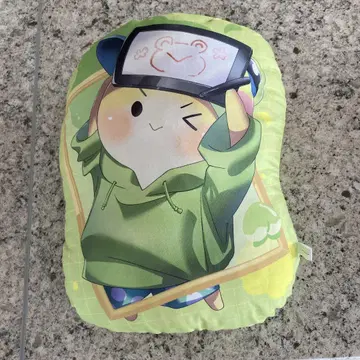 컬러풀 피치 쿠션 시바