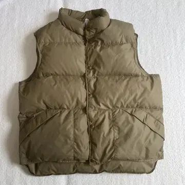 80년대 하자 포켓 USA제 L.L.Bean 다운 베스트 베이지