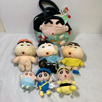 크레용 신짱 봉제 인형 레트로 묶음 판매 대량 크레신