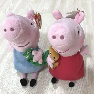 ty Peppa Pig 봉제 인형 2종 세트