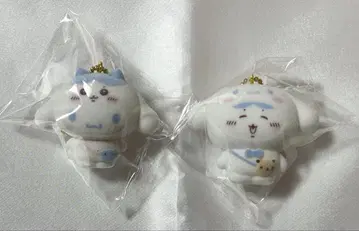 산리오 치이카와 (먼작귀) 시크릿 플로키 마스코트 참 2개 하치와레