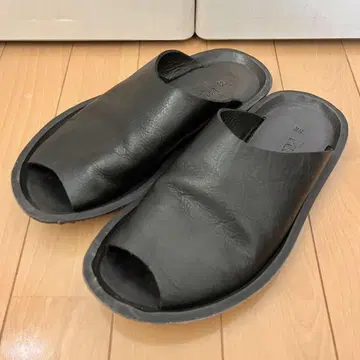 Punto Piglio 가죽 샌들 블랙 38 푼토 피글로