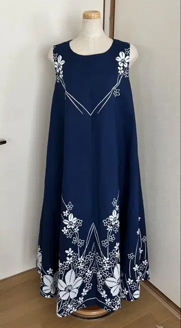 유카타 리메이크 롱 원피스 핸드메이드
