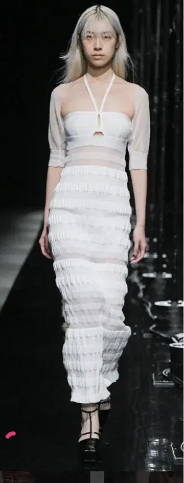 FETICO 페티코 STRIPE KNIT DRESS