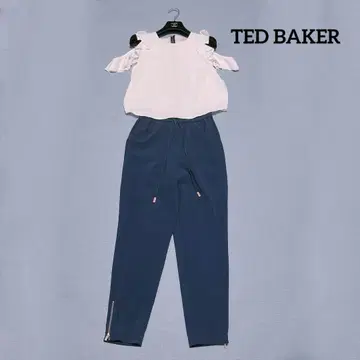 ted baker 올인원 점프 수트 리본 벨트 프릴