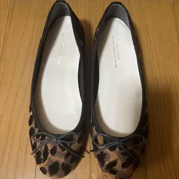 그린 라벨 릴랙싱 레오파드 발레 슈즈 22.5