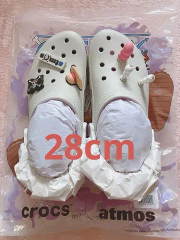 새상품 atmos crocs onepiece 루피 기어 5 28cm