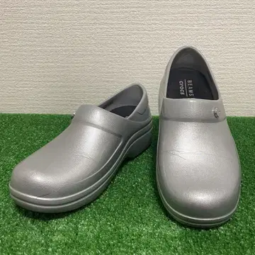 크록스 빔즈 Felicity Clog 메탈릭 실버