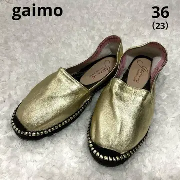 gaimo 에스파드리유 메탈릭 골드 36 (23cm) 스페인산