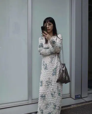 아메리빈티지 NEON FLOWER I LINE DRESS
