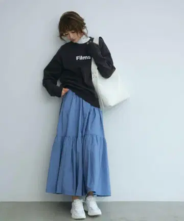 emmi 에미 [emmi atelier] 볼륨 티어드 스커트