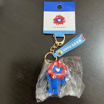 오사카 간사이 엑스포 입체 키링 밋쿳밋쿳 A 마스코트 블루