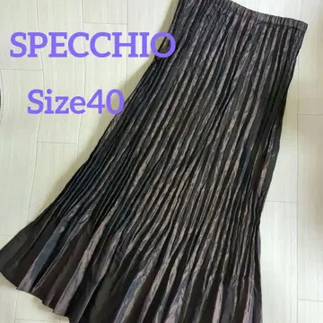 SPECCHIO 스페치오 플리츠 스커트 L