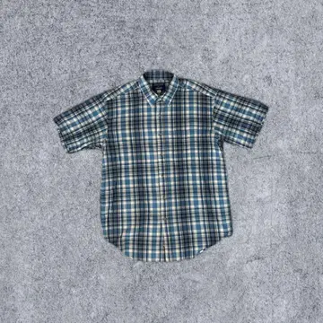 Wrangler 체크 셔츠 반팔 M 사이즈 산뜻한 색상 빈티지