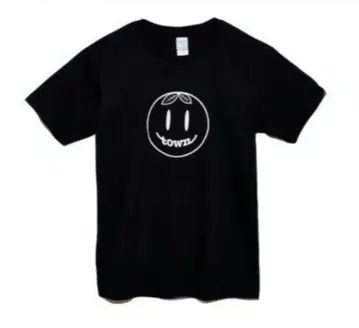 유자 YUZUTOWN 스마일 티셔츠 블랙 XL