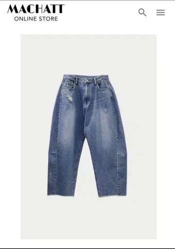 MACHATT 커브 데님 36