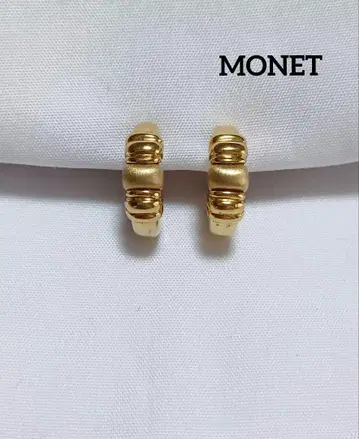 221# MONET 골드 후프 디자인 귀찌