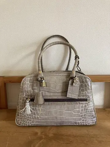 J&M Davidson VIVI 핸드백 악어 엠보싱