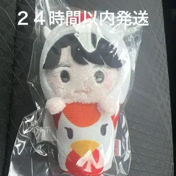 미세스 그린 애플 오모리 모토키 가라아게쿤 봉제 인형 키체인