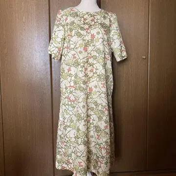 5부 소매 원피스