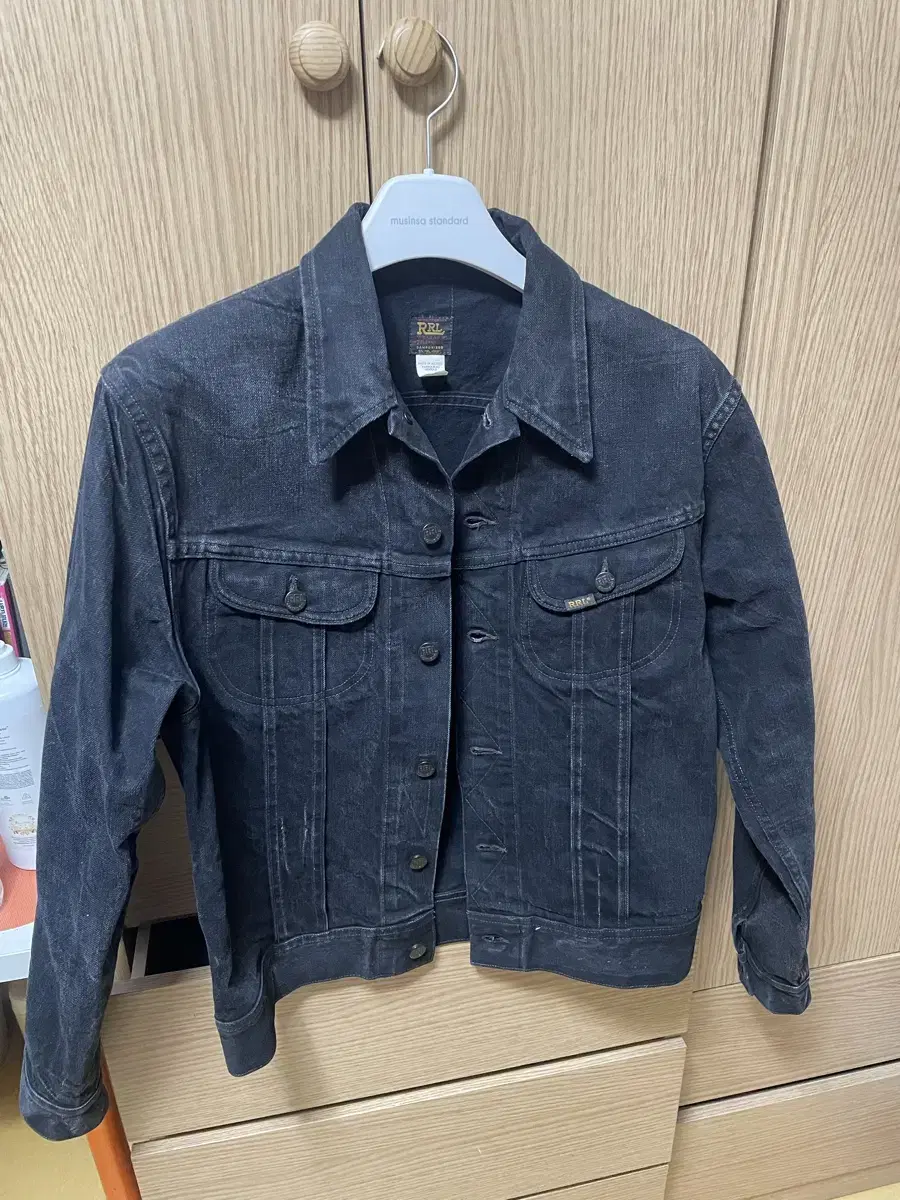 RRL Double RL Trucker lot271 Black M size