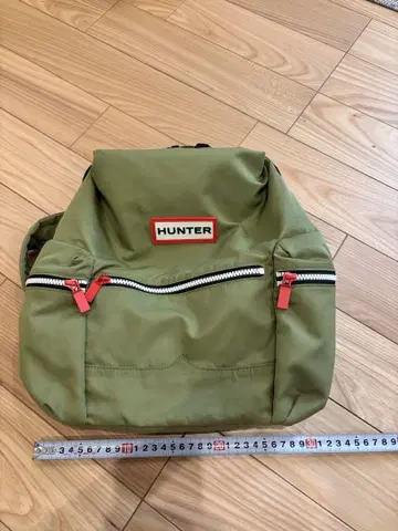 HUNTER 올리브 그린 백팩