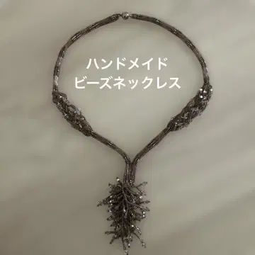 핸드메이드 메이드 비즈 목걸이