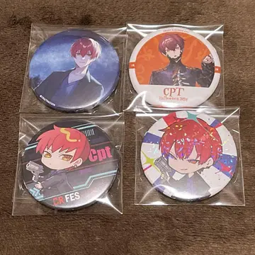 CrazyRaccoon CR Cpt 캔뱃지 4개