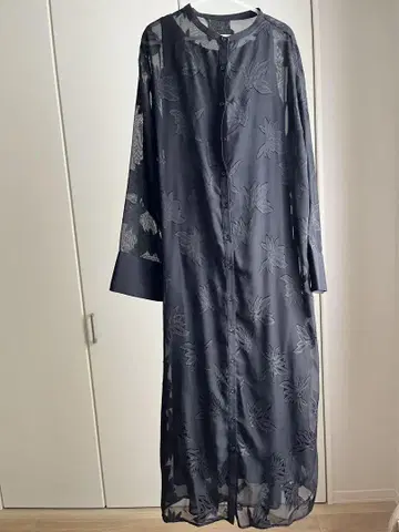 자카드 시어 원피스