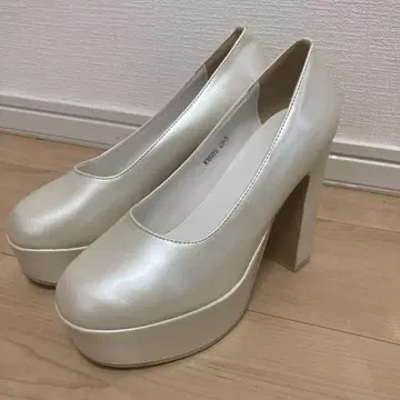 12cm 힐 웨딩 신발 브라이덜 통굽 펌프스