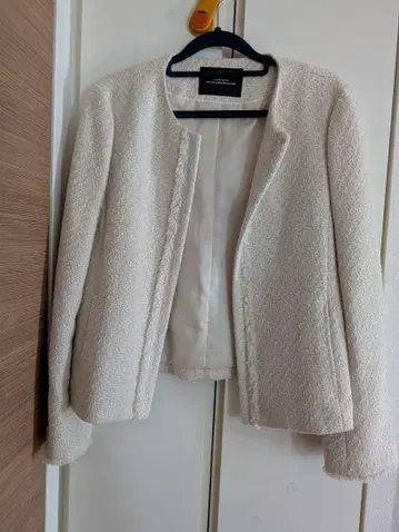 UNITED ARROWS 노카라 트위드 자켓 40