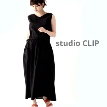 studio CLIP 스튜디오 클립 코튼 린넨 2WAY 롱 원피스