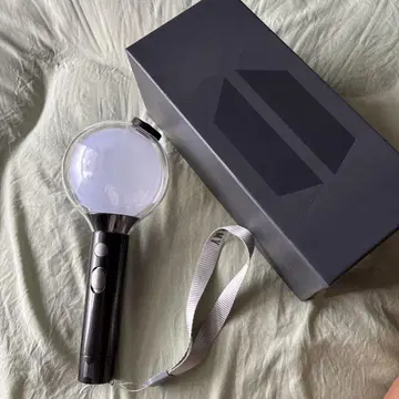 BTS 응원봉 블랙/투명 박스 포함