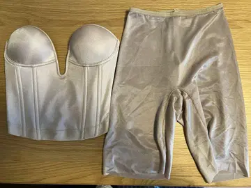 브라이덜 코르셋 D70 베이지 페티코트 세트