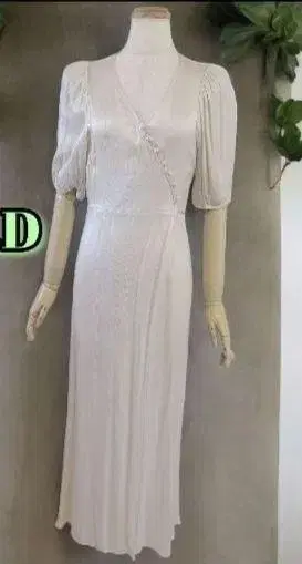 FRAY I.D 롱 플레어 원피스 카슈쿨 새틴 size0